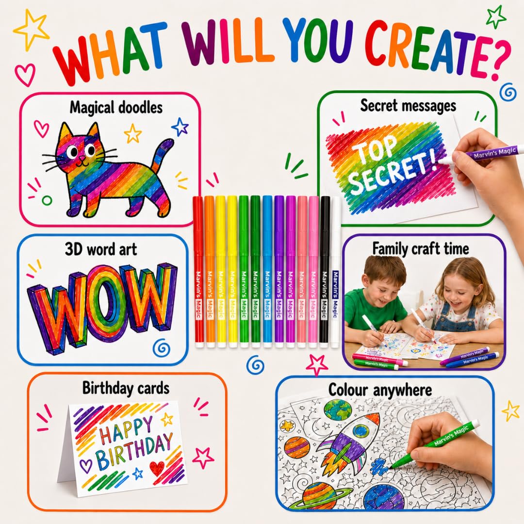 Marvin's Magic kids art gift ideal for ages 5+