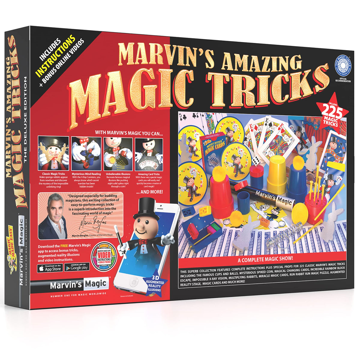 Packaging of Marvin's Magic Kids Magic Set highlights gift-ready appeal.