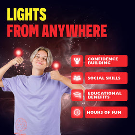 Marvin's Magic Lights From Anywhere light passing between hands for seamless transitions.
