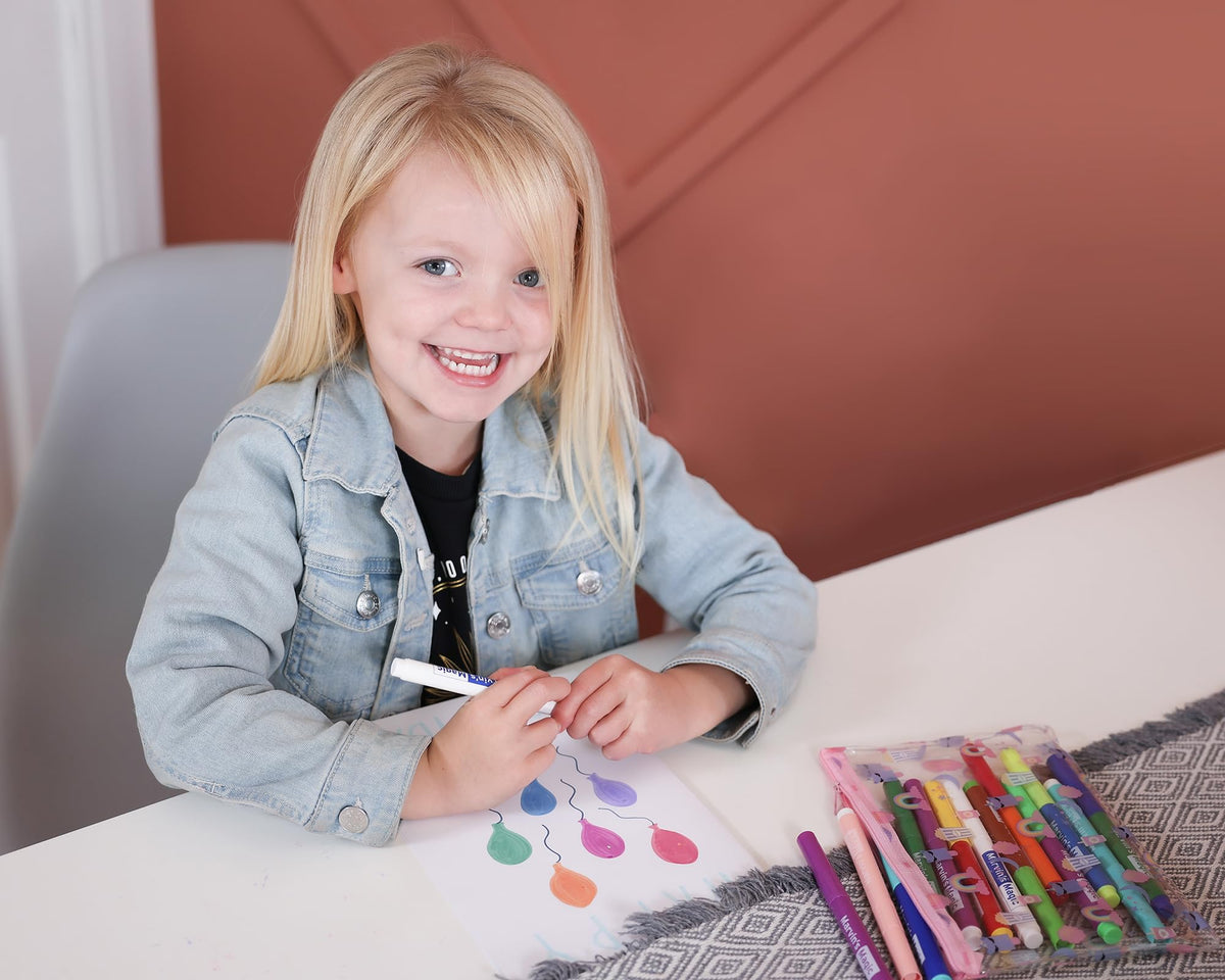 Vivid colors from Marvin's Magic set inspire imaginative doodling and gifting ideas.