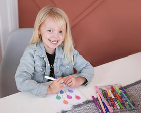 Vivid colors from Marvin's Magic set inspire imaginative doodling and gifting ideas.