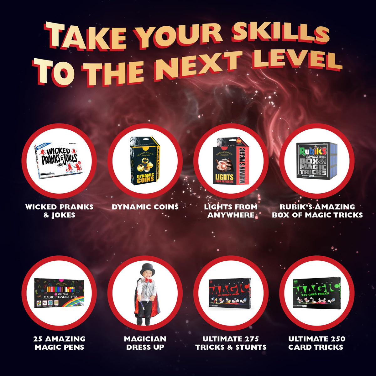Gift tin portability for magic on the go with Marvin's Magic