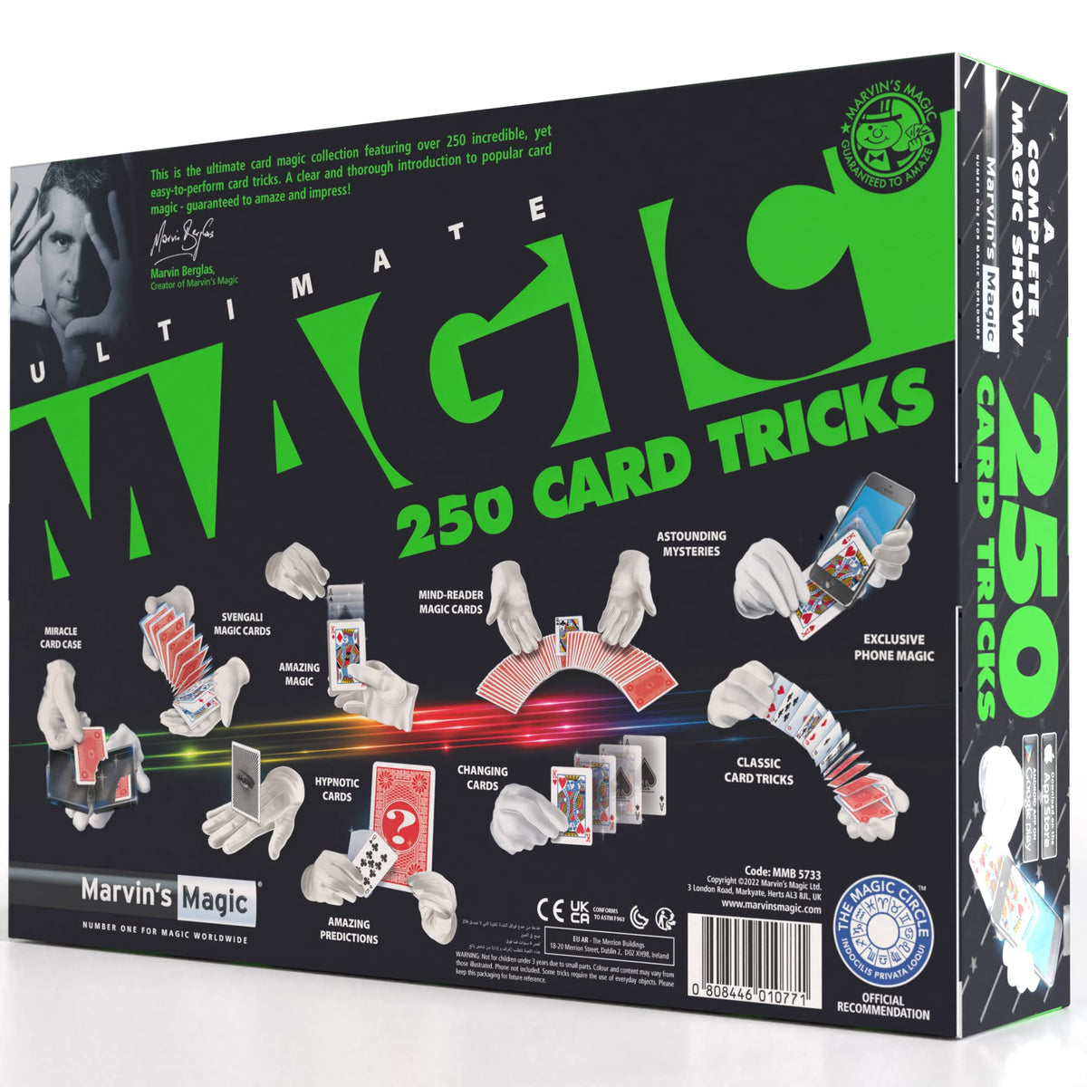 Marvin's Magic Ultimate 250 Card Tricks Set family entertainment for gatherings