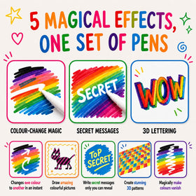 Marvin's Magic vanishing pen makes drawings disappear for fun reveals