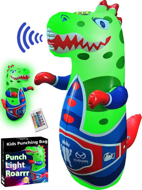 Marwan Sports Punch dinosaur roar 47in bag engages active imaginative play