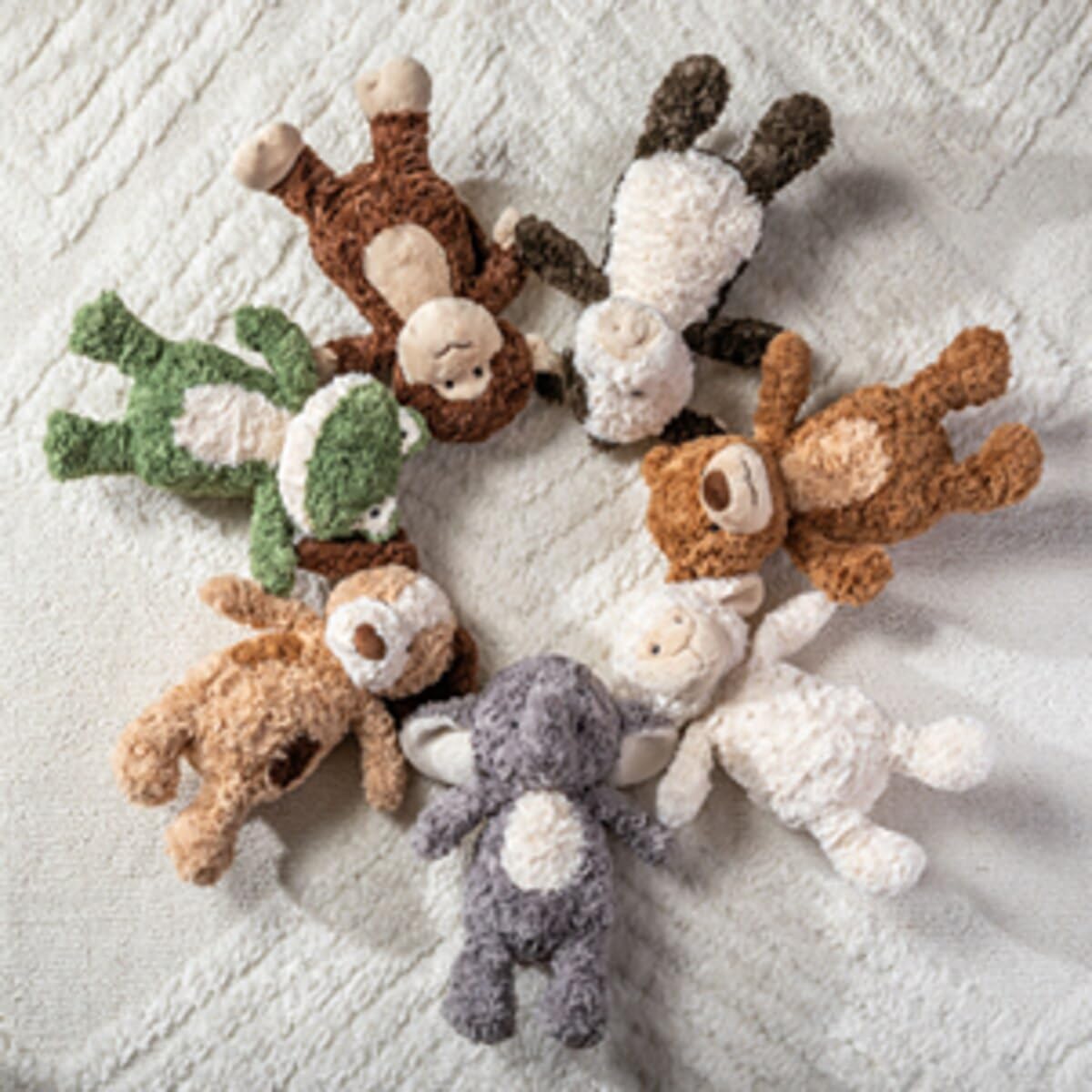 Mary Meyer Frog Again Friends soft-face plush invites cozy snuggles at bedtime.