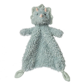 Mary Meyer Lovey Dinosaur in blue texture, calming snuggles at bedtime.