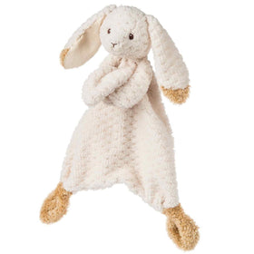 Mary Meyer Lovey Oatmeal Bunny full view for cuddly, on-the-go comfort