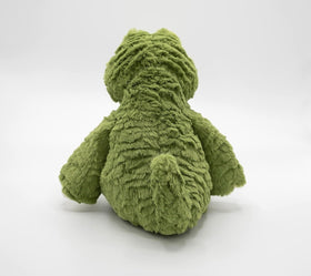 Mary Meyer Marshmallow Gator weighted bum and feet enhance cuddling and carrying.