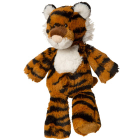 Mary Meyer Marshmallow Junior Tiger front view, ultra-soft plush for cuddling.