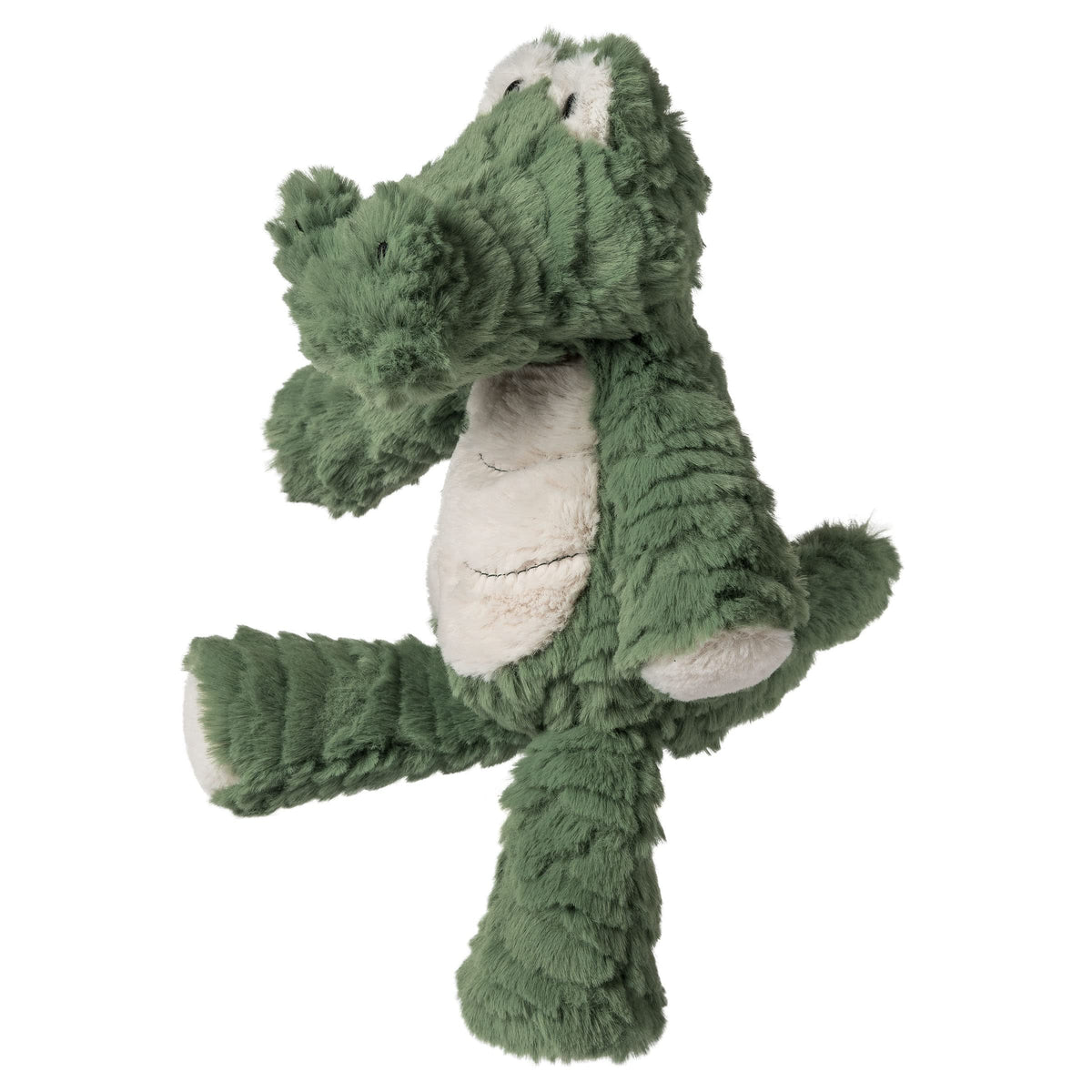 Mary Meyer Marshmallow Zoo alligator belly texture inviting patting and hugs.