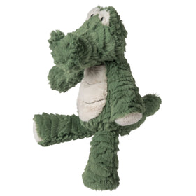 Mary Meyer Marshmallow Zoo alligator belly texture inviting patting and hugs.