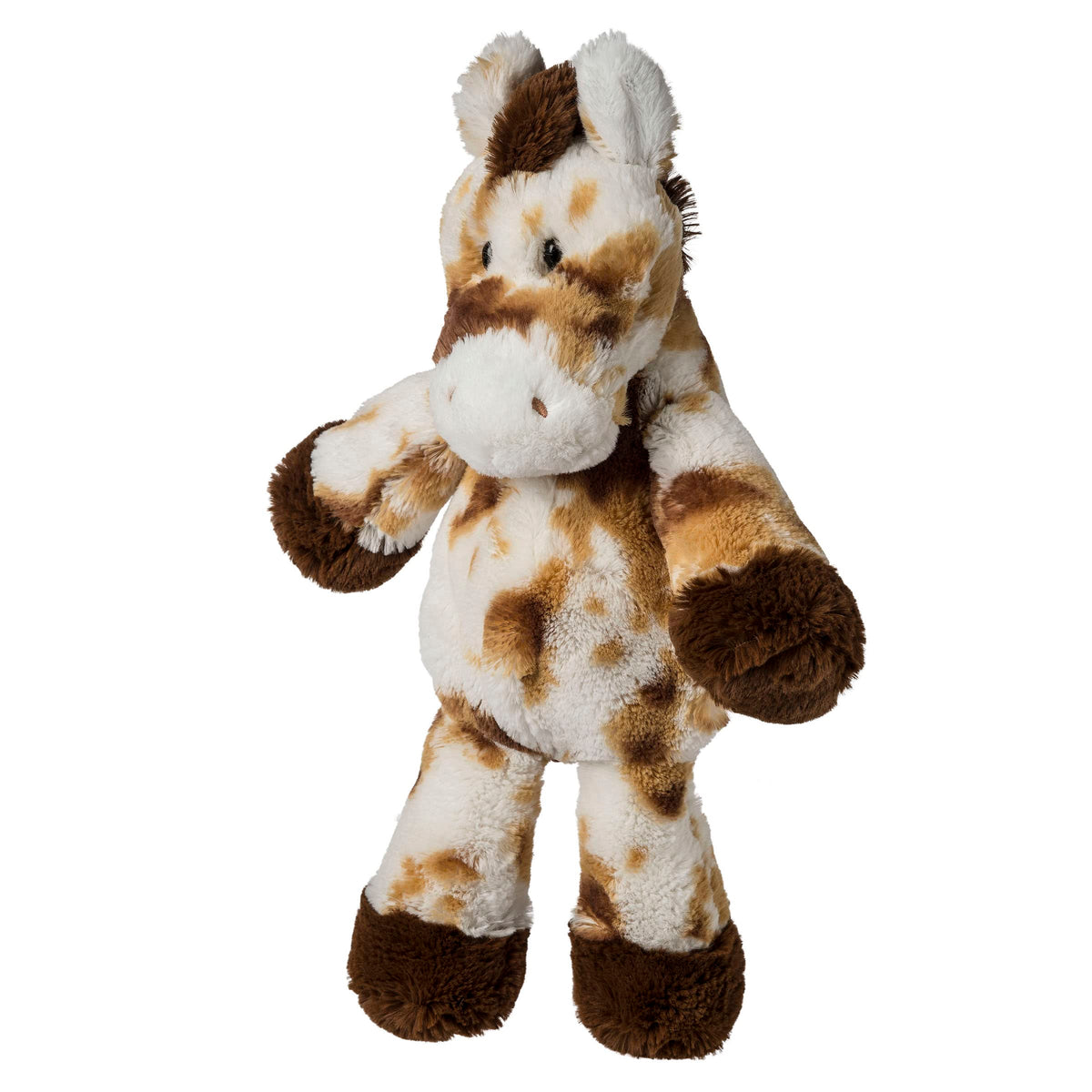 Mary Meyer Marshmallow Zoo S'mores Pony front view shows ultra-soft plush for cuddling