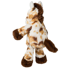 Mary Meyer Marshmallow Zoo S'mores Pony side view highlights weighted body for comforting hugs