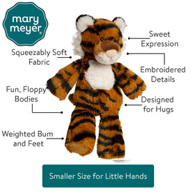 Mary Meyer Marshmallow Zoo soft toy details showcase safe stitching for little hands.