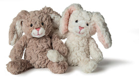 Mary Meyer Putty Bunny tan ears close-up showing soft fabric and stitching