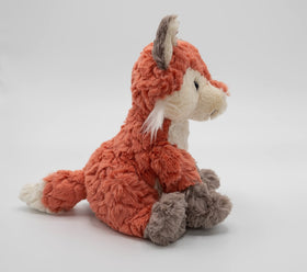 Mary Meyer Putty Fox machine washable for easy cleanup after adventures.