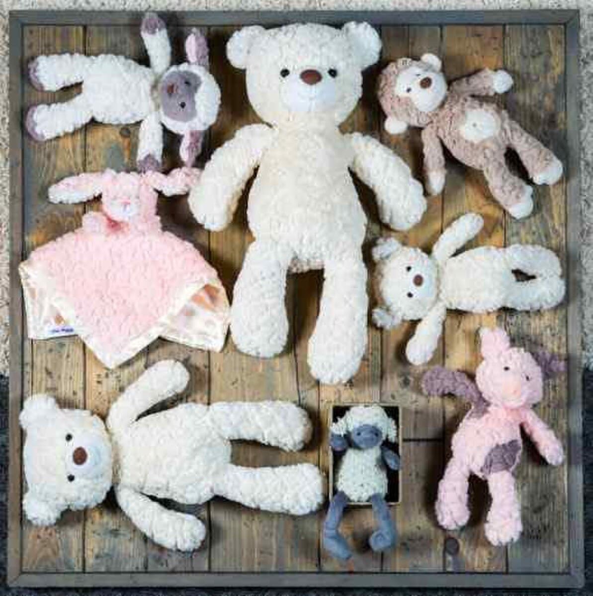 Mary Meyer Putty Lamb is machine washable on cold gentle cycle