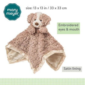 Mary Meyer Putty Nursery Hound Dog blanket 13x13 inch size fits strollers and cribs.