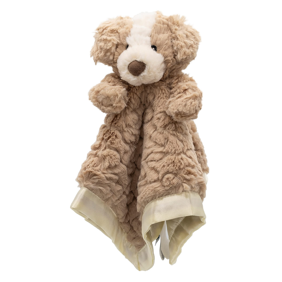 Mary Meyer Putty Nursery Hound Dog blanket textured fabric detail ideal for newborn touch.