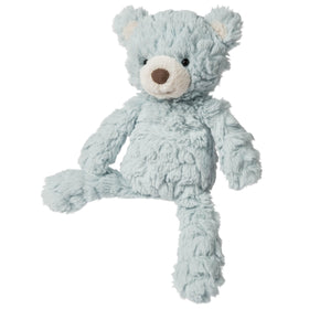 Mary Meyer Putty teddy bear in seafoam blue for gentle cuddles