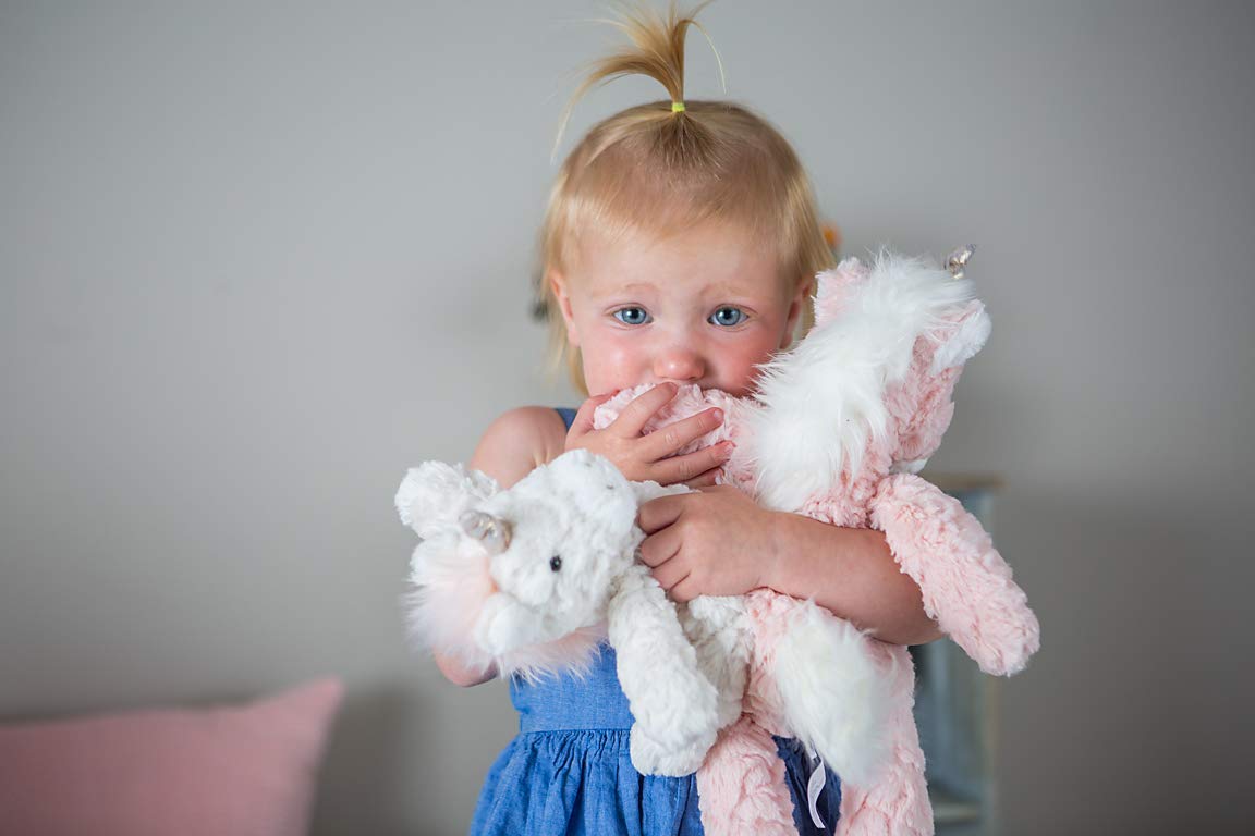 Mary Meyer Putty Unicorn under-stuffed design delivers soft squeezable cuddle