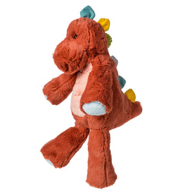 Mary Meyer Marshmallow Zoo Stegosaurus plush in coppery-orange fabric for hugs