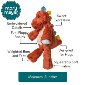 Mary Meyer Marshmallow Zoo Stegosaurus weighted hips and feet for stable cuddles