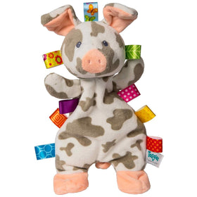 Mary Meyer Taggies Patches Pig lovey body front, ideal for tiny hands and cuddling