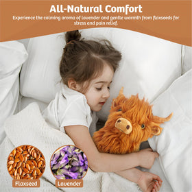 Marysun Highland Cow compact size fits shelves and desks.
