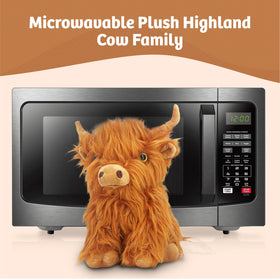 Marysun Highland Cow stands 9.8 inches tall for portable display.
