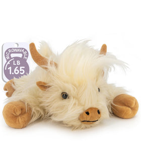 Marysun Highland Cow plush face offers an adorable cuddle for kids.