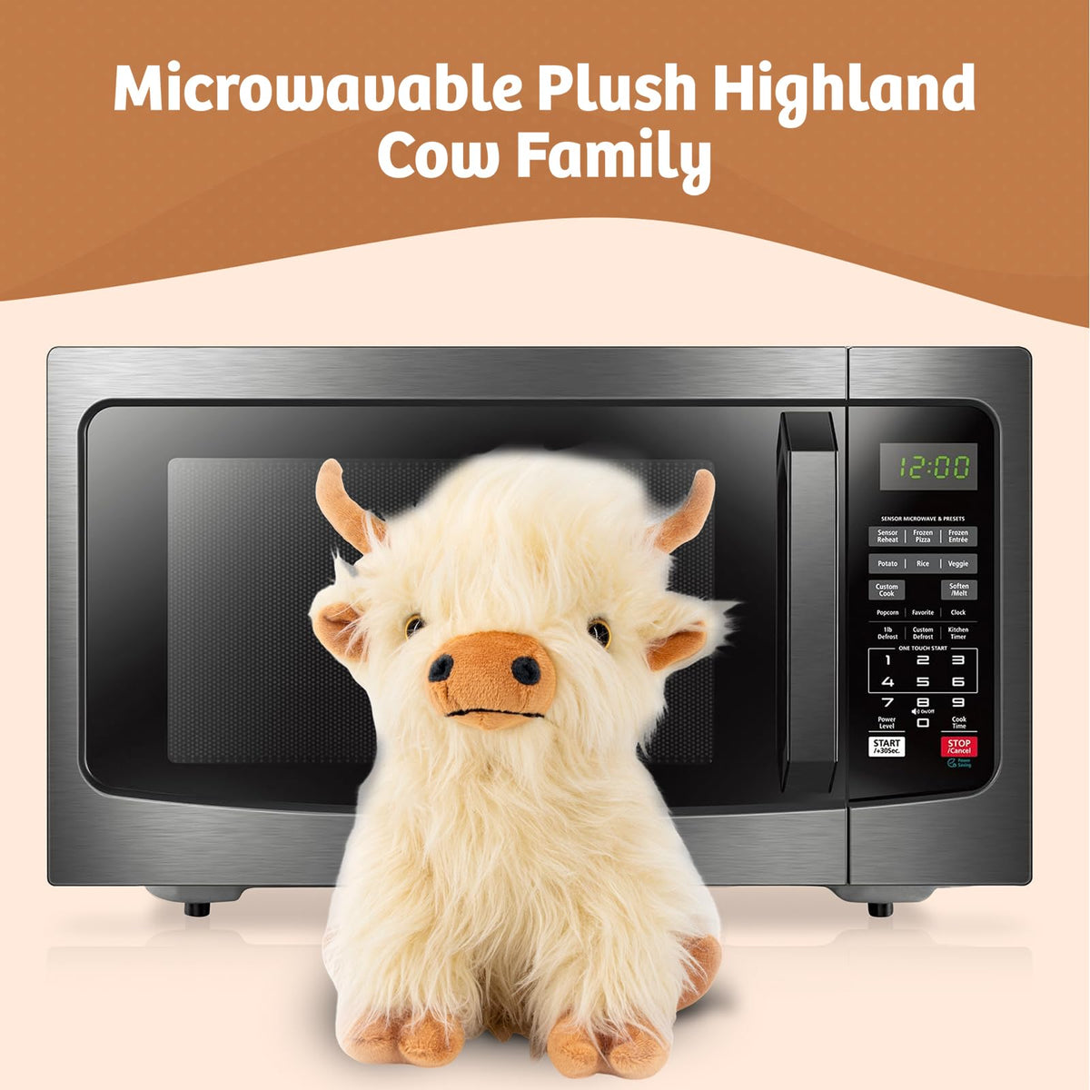 Marysun Highland Cow plush gift-ready packaging, perfect for holidays.