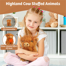 Marysun Highland Cow decor plush adds a charming room accent.