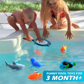 Masagotti suction hooks keep bath toys within reach and air-dry quickly.