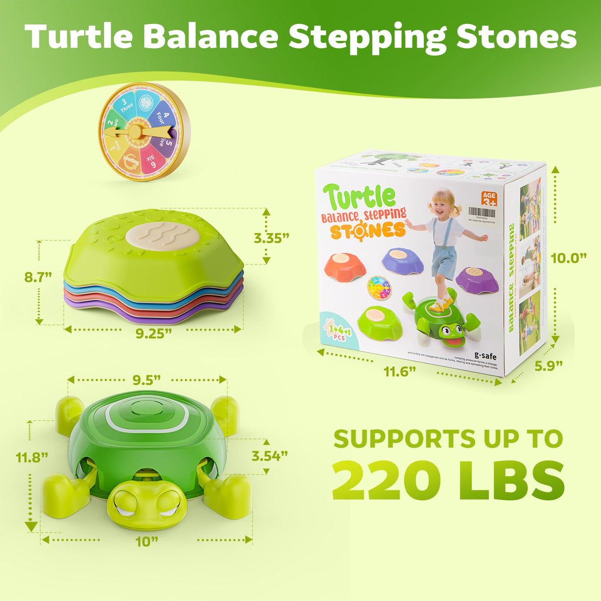 Masagotti turtle spinner guides a fun challenge on the course