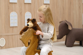 Masha and the Bear gift-ready packaging communicates a ready-to-gift option.