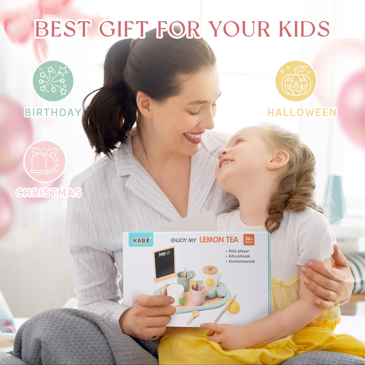 Masonbaby Lemonade Stand Blackboard invites kids to write menus, boosting creativity and literacy readiness.
