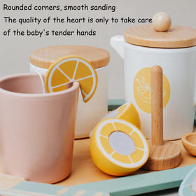 Masonbaby Lemonade Stand Lemon Slices provide colorful pretend snacks for balanced playtime.