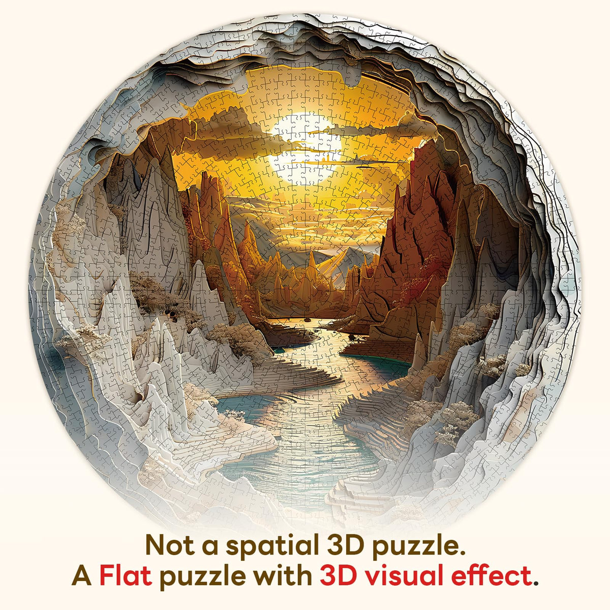 Masseruon Sunset Canyon poster included for layout reference during solving