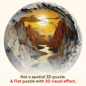 Masseruon Sunset Canyon poster included for layout reference during solving