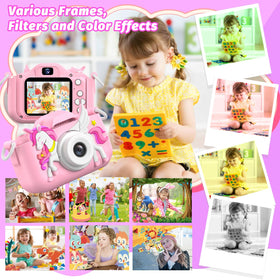 Masterbee Kids Camera dual-lens design enables easy selfies