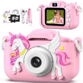 Masterbee Kids Camera: front view with selfie lens for creative moments