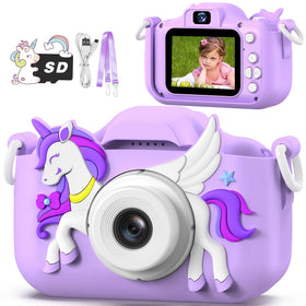 Masterbee Kids Camera front view shows kid-friendly design for easy photography.