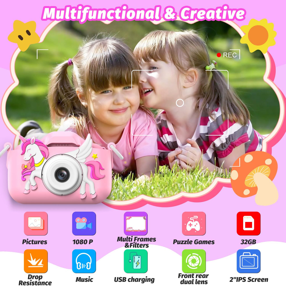Masterbee Kids Camera in action for kid-friendly video recording