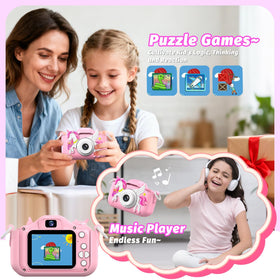 Masterbee Kids Camera 2-inch IPS screen reduces eye strain