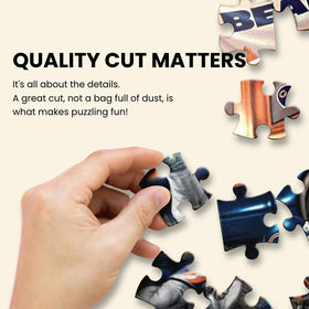 Masterpieces 1000-piece puzzle premium random-cut design for engaging builds.