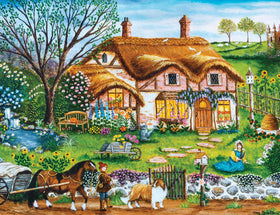 MasterPieces historic townscape 500-piece puzzle delivers intricate scenes for strategy play.