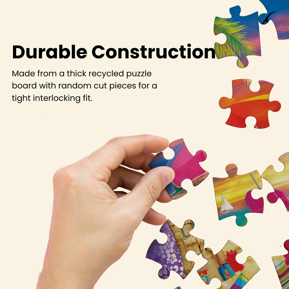 MasterPieces 300pc cityscape panorama puzzle inspires patient problem solving.