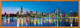 MasterPieces Chicago Puzzle display-ready layout measures 13 by 39 inches for framing.